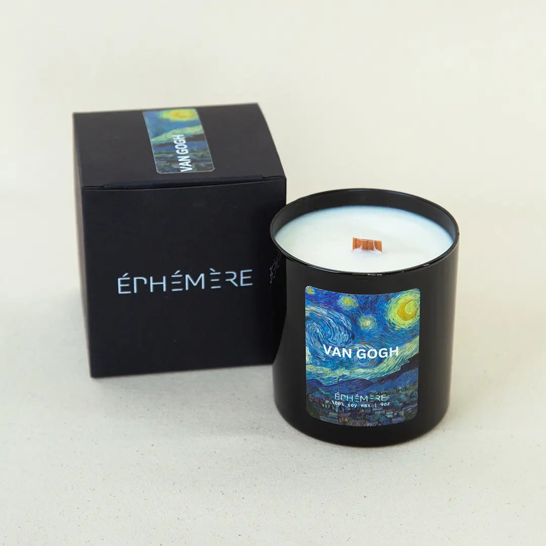 Van Gogh Starry Night Candle