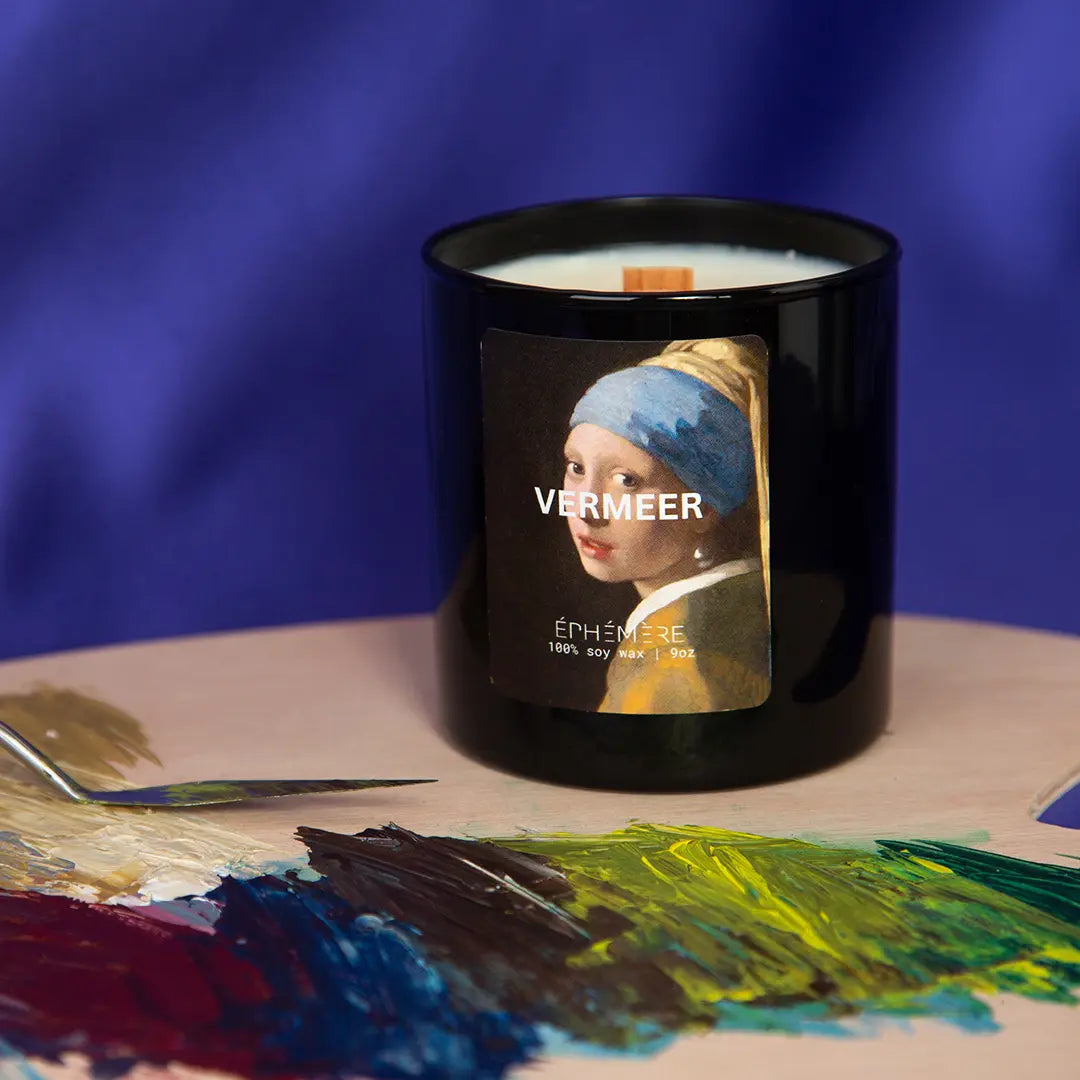 Vermeer Girl With A Pearl Earring Candle